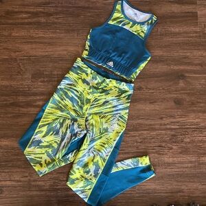 Adidas X Zoe Saldana full workout outfit (new without tags)